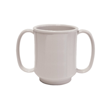Two Handle Melamine Mug - Ivory