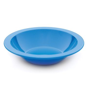 Polycarb Bowl Narrow Rim Med Blue - Each