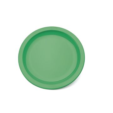 Polycarb Dinner Plate Narrow Rim Emerald Green 23Cm - Each