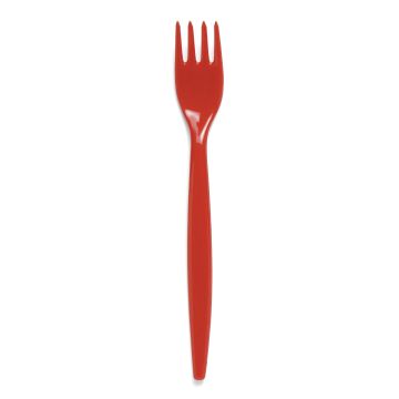 Polycarbonate Fork Red - EACH
