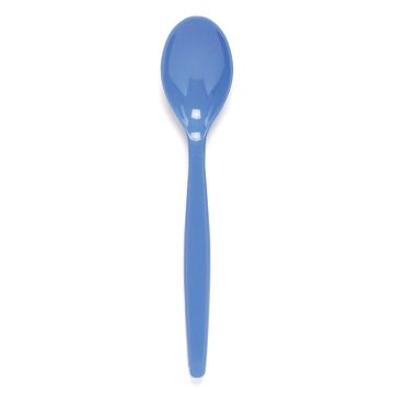 Polycarbonate Tea Spoon Med Blue - Each