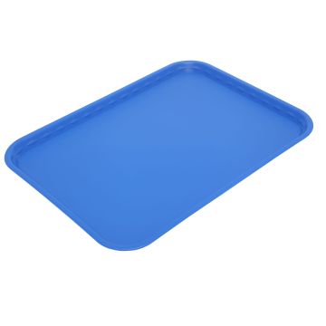 Tray Polypropylene Flat 41 x 30cm Blue - Each