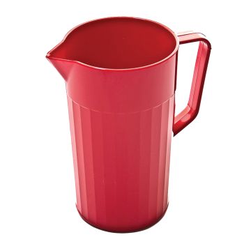 1.1 Litre Polycarbonate Jug RED (microwave and dishwasher safe) - Each