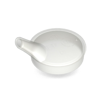 Large Opening Transparent Spouted Lid