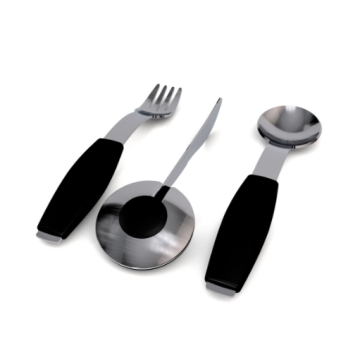 Black Cutlery Set