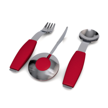 Red Cutlery Set 
