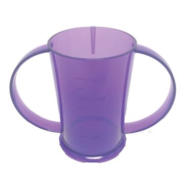 CoPolyester 2 Handled Beaker Purple - EACH