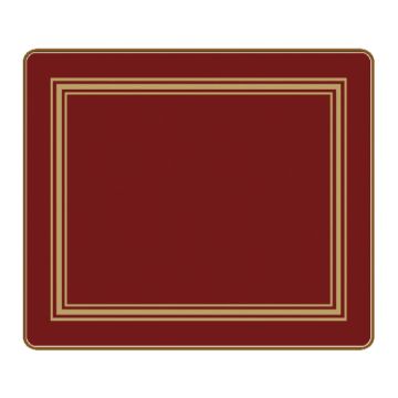 Red Table Mat - 23 x 19cm
