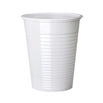 Clear/White Disposable Cups 7oz - Box of 2000