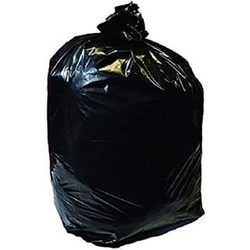 Heavy Duty Black Compactor Sack 559X850X1168Mm 340G - Case Of 100