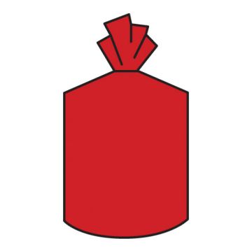 Red Dustbin Liners