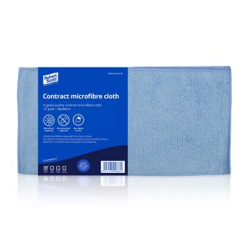Microfibre Cloth Blue (40cm x 40cm) -  Pack of 10