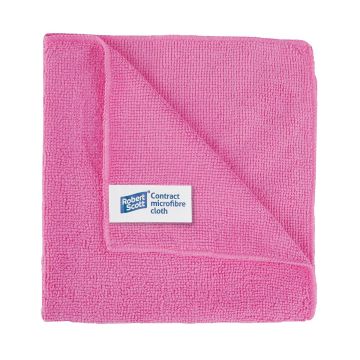 Microfibre Cloth Pink (40cm x 40cm) -  Pack of 10