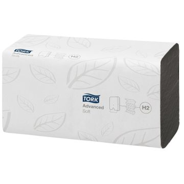 Tork Xpress Multifold Hand Towel - 2 Ply - White Leaf Pattern