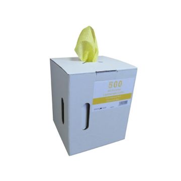 All Purpose Wipes Roll Box - Yellow