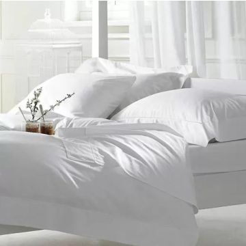 Double Duvet Cover Poly Cotton White