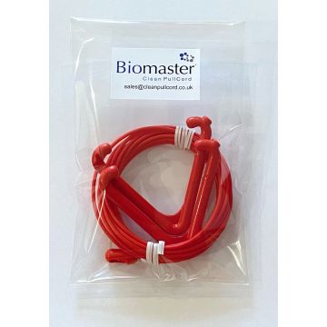 Biomaster Clean Red Pullcord With 2 Handles - 3M - Each