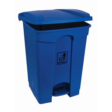 Bin Step-On 45Ltr Blue - Each