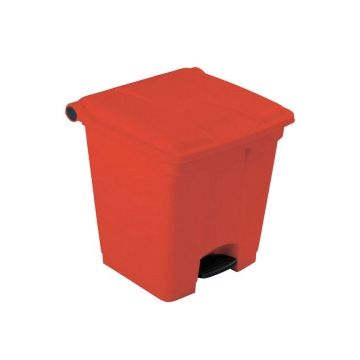 45Ltr Step on Bin - Red