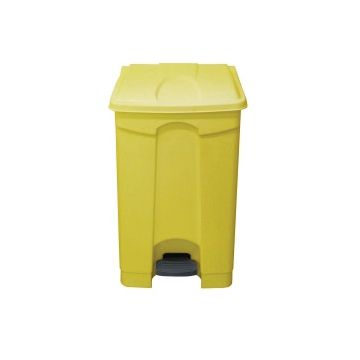90Ltr Step on Bin - Yellow