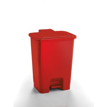 Bin Step On 30Ltr Red - Each