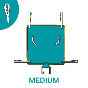 Supersoft Long Seat Hammock Sling - Medium