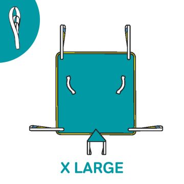 Supersoft Long Seat Hammock Sling - X Large