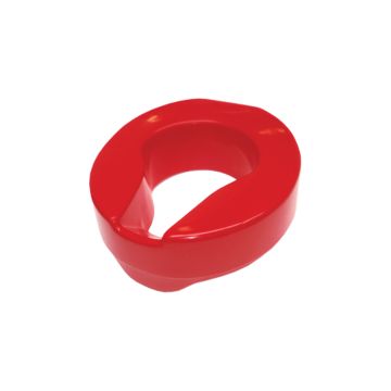 Red Raised Toilet Seat - 15cm