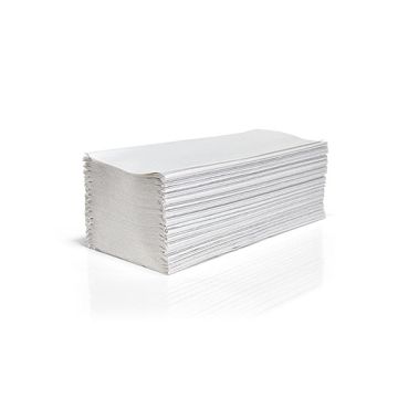 HandTowels White V Fold 1Ply  -  Case 3510