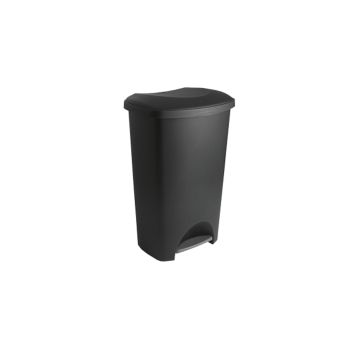 50 litre Pedal Bin - Black - EACH