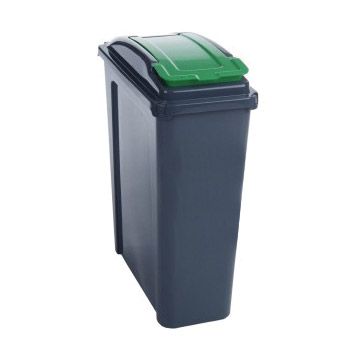25Ltr Colour Coded Recycling Bin - Green