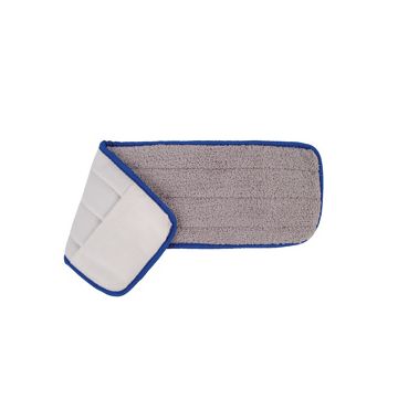 Microfibre Flat Mop Short Pile Pad (43cm) - Blue - Case of 10