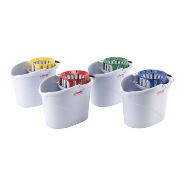 Vileda Supermop Bucket & Wringer 10 Litre Red - Each
