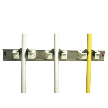Wall Holder (Mops Brushes Etc.) White - Each