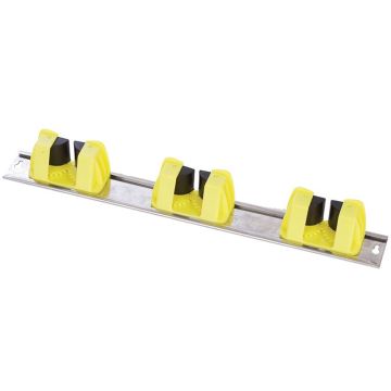 Wall Holder (Mops Brushes Etc.) Yellow - Each