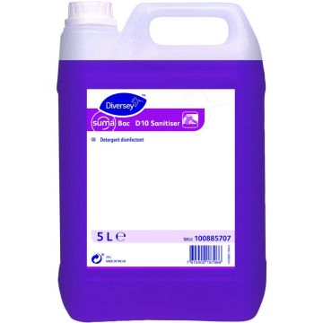 Suma Bac D10 Sanitiser Concentrate - Case of 2