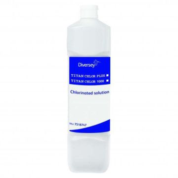 Dosing Bottles 1Ltr Titan Chlor Plus - 6 Pack