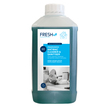 H1 Fresh Super Concentrated Antibac Multi-Surface Cleaner - 2Ltr