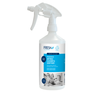 Trigger Bottle & Label for H1 Fresh Super Concentrated Antibac Multi-Surface Cleaner