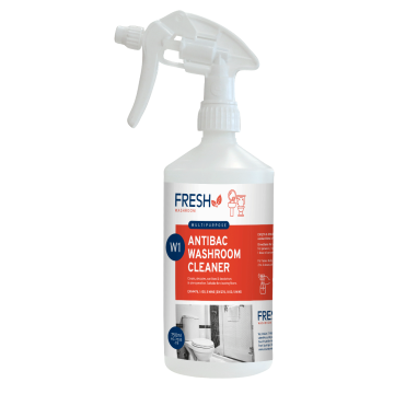 Trigger Bottle & Label for W1 Fresh Super Concentrated Washroom Cleaner