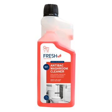 W1 Fresh Super Concentrated Antibac Multipurpose Washroom Cleaner - 1Ltr