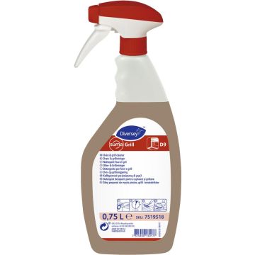 Suma D9 Spray Oven / Grill Cleaner 0.75l  -  Case of 6