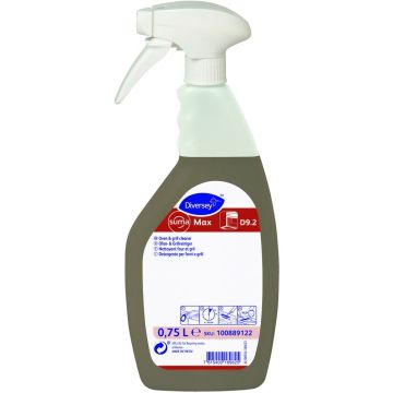 Bottle Kit 750Ml Triggerspray For Suma Max D9.2 - Pack 6