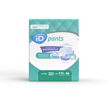 iD Sensitive Pants- Super XXLarge - Pack 12 - Case 6