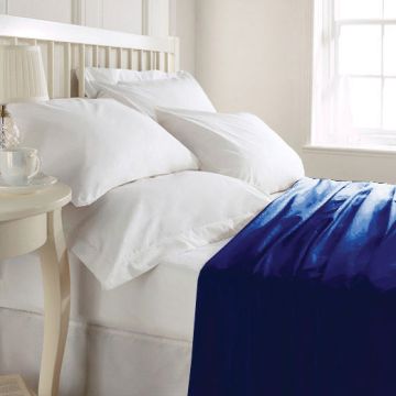 Navy FR Single Flat Sheet