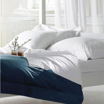 Navy Polycotton Pillowcase