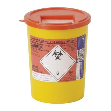 Sharps Container - Orange - 3.75Ltr