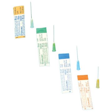 Sterile Hypodermic Needles - 19G X 1.5 - Yellow