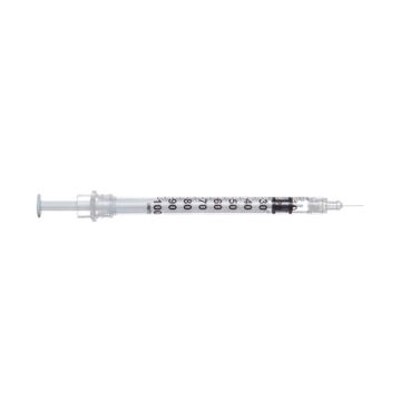 SOL - CARE Insulin Safety Syringe with Fixed Needle 0.5ml 29gx1/2