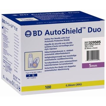 Bd Autoshield Duo Pen Needle - Case Of 100
